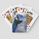 Recherche de paon jeux de cartes Bleu