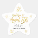 Recherche de noël magique autocollants Typographie