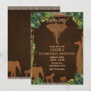 Recherche de africain de safari anniversaire invitations Girafe
