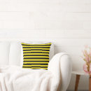 Recherche de noir jaune coussins Vintage