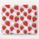 Recherche de motif fraise tapis souris Fruit