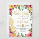Recherche de aquarelle tropicale invitations Hibiscus