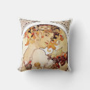 Recherche de alphonse mucha coussins Fille