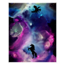 Recherche de nébuleuse rose posters Bleu