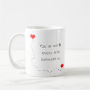 Zoek naar afstand mokken Typografie