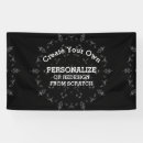 Zoek naar lege spandoeken Zwart