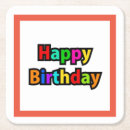 Recherche de joyeux anniversaire dessous de verres Texte