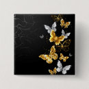 Zoek naar gouden vlinder buttons Vlinders