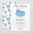 Recherche de hippopotame drôle invitations Jungle