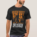 Recherche de cache cache vêtements Sasquatch