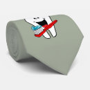 Recherche de dentiste drôle cravates Illustration