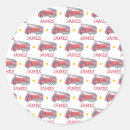 Recherche de truck autocollants Rouge