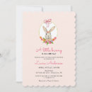 Recherche de lapin rose invitations Aquarelle