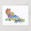 Recherche de endormi cartes postales Jardin