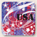 Zoek naar rood wit blauw onderzetters Usa