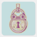 Recherche de verrou autocollants Violet