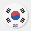 Recherche de coréen magnets Drapeaux du monde