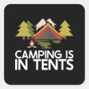 Recherche de tente de camping autocollants Feu de camp