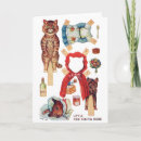 Recherche de poupée papier vœux cartes Pour tous