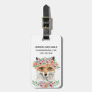 Recherche de fox luggage tags Aquarelle