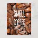 Recherche de café de matin cartes postales Rétro