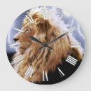 Recherche de lions africains horloges Gros chats