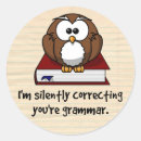 Zoek naar grammatica stickers Nerd