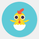 Recherche de poussin autocollants Ferme