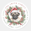 Recherche de carlin autocollants Noël