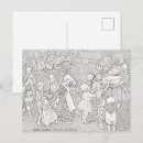 Recherche de vieille femme cartes postales Illustration
