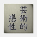 Recherche de kanji refrigérateur magnets Japonais