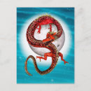 Recherche de dragon rouge cartes postales Créature mythique