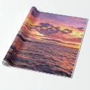 Recherche de coucher du soleil de plage papier cadeau Beau