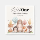 Recherche de animaux sauvages serviettes Premier anniversaire