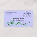 Recherche de vigne cartes visite Feuille