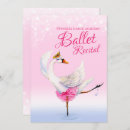 Recherche de swan lake invitations Ballet