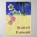 Zoek naar vintage tropical posters Hawaii