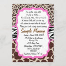Recherche de copie de guépard invitations Rose