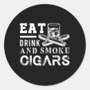 Recherche de cigare autocollants Whiskey