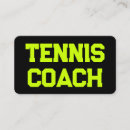 Recherche de tennis coach cartes visite Moniteur de tennis