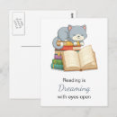 Recherche de lecture de chat cartes postales Livres