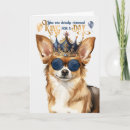 Recherche de cheveux longs vœux cartes Chihuahua
