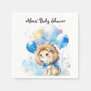 Recherche de lion serviettes Baby shower garçon