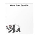 Zoek naar panda notitieblokken Cartoon