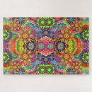 Recherche de mandala floral puzzles Conception