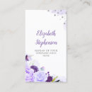 Recherche de floral violet cartes visite Aquarelle