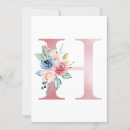 Recherche de monogramme h invitations Élégant