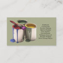 Recherche de affaires de peinture cartes visite Peintre de maison