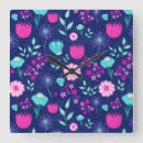 Recherche de motif floral horloges Fleurs
