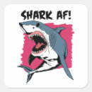 Recherche de requin drôle autocollants Requins